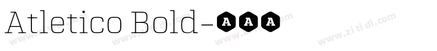 Atletico Bold字体转换